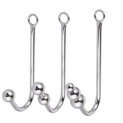 5334 Collar Cuffs Hook and Anal with Elegant Beaded 0215